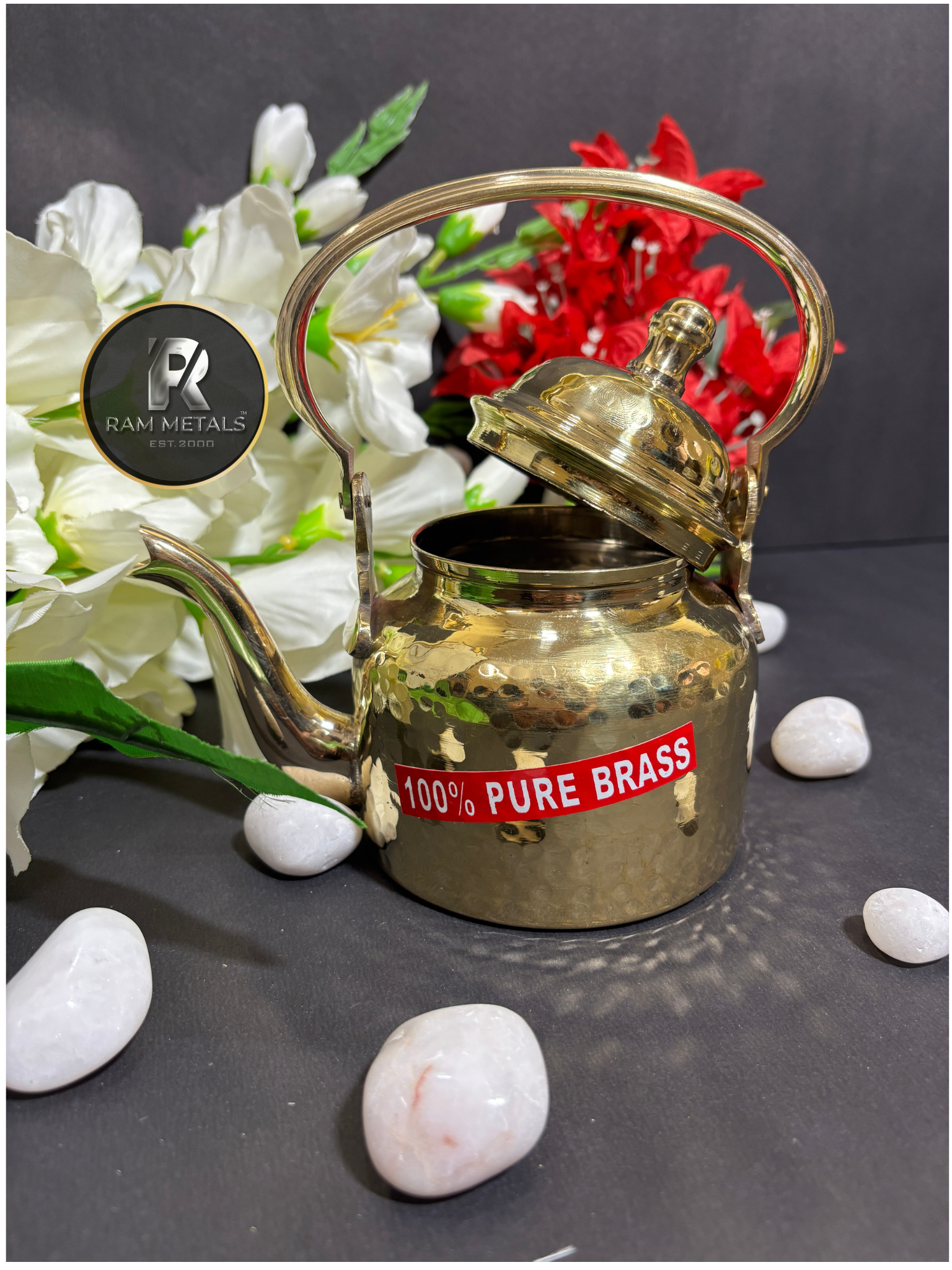 Premium Handcrafted Brass Tea Kettle Manufacturer and Supplier in India - Ram Metals